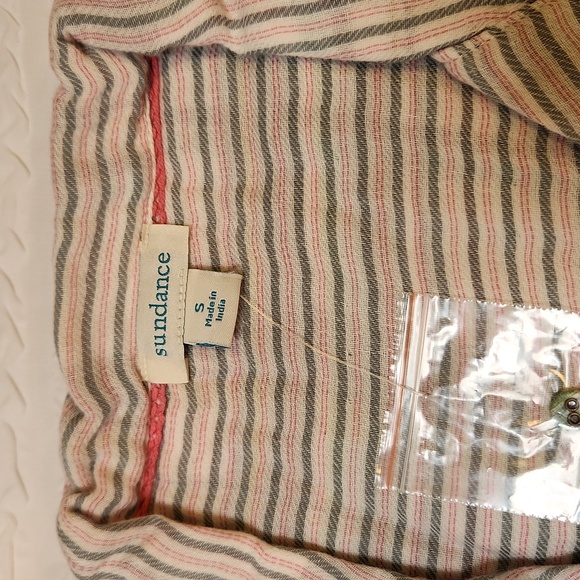 Sundance Plaid Pajama Flannel Button Front Shirt NWT New in Package Sm & Med - Picture 9 of 13